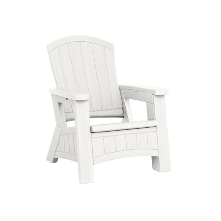 Suncast Elements Ice Cube Adirondack Chair with Storage BMAC1000CB
